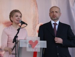Yuliya Timoshenko and Aleksandr Turchinov