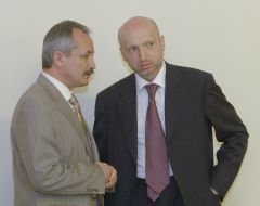 Aleksandr Turchinov and Vasily Kuybida