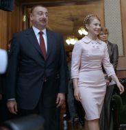 Ilham Aliyev and Yuliya Timoshenko