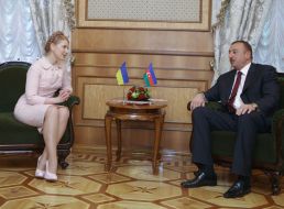Ilham Aliyev and Yuliya Timoshenko