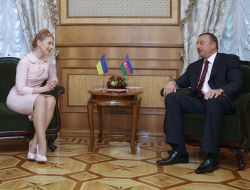 Ilham Aliyev and Yuliya Timoshenko