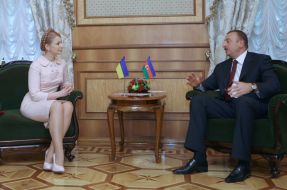 Ilham Aliyev and Yuliya Timoshenko