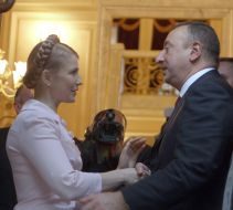 Ilham Aliyev and Yuliya Timoshenko