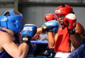 Sergey Derevyanchenko and Emilio Correa