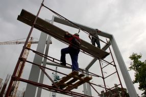 Memorable sign to the artist Cazimir Malevich