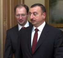 Ilham Aliyev and Arseny Yuatsenyuk