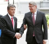 Valdis Zatlers and Viktor Yushchenko