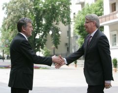 Valdis Zalters and Viktor Yushchenko