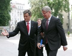 Valdis Zalters and Viktor Yushchenko