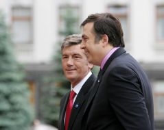 Михаил Саакашвили и Виктор Ющенко