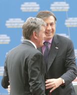 Михаил Саакашвили и Виктор Ющенко