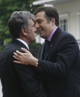 Михаил Саакашвили и Виктор Ющенко