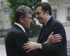 Михаил Саакашвили и Виктор Ющенко
