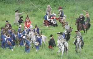 Виктор Ющенко на действе «Битва под Корсунем»