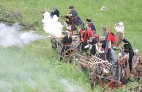 Виктор Ющенко на действе «Битва под Корсунем»