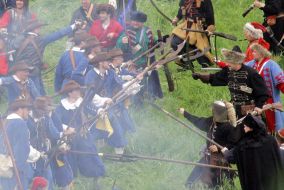 Виктор Ющенко на действе «Битва под Корсунем»