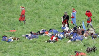 Виктор Ющенко на действе «Битва под Корсунем»