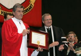 Viktor Yushchenko and Lloyd Axeworthy