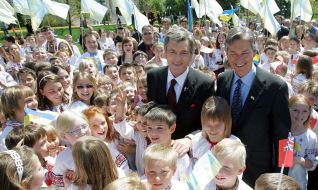 Viktor Yushchenko and Garry Doer