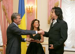 Філіпп Кіркоров, Віктор Ющенко та Ані Лорак