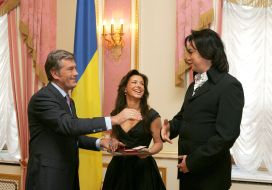Філіпп Кіркоров, Віктор Ющенко та Ані Лорак