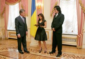 Філіпп Кіркоров, Віктор Ющенко та Ані Лорак