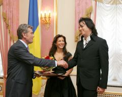 Філіпп Кіркоров, Віктор Ющенко та Ані Лорак