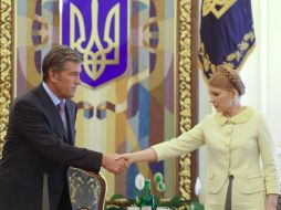 Віктор Ющенко та Юлія Тимошенко