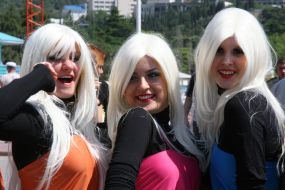 «Blondes show» in Alushta