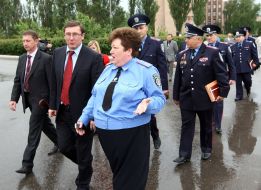 Yury Lutsenko and Anna Ponomarenko