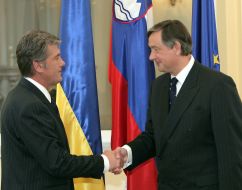 Viktor Yushchenko and Danilo Turk