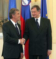 Viktor Yushchenko and Danilo Turk