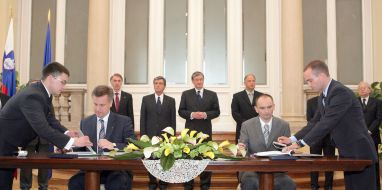 Viktor Yushchenko’s visit to Slovenia