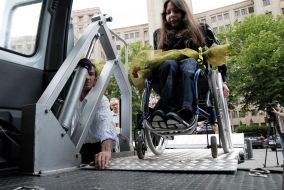 «Invalid taxi» service in Kharkov