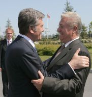 Віктор Ющенко та Володимир Воронін