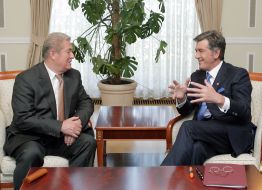 Віктор Ющенко та Володимир Воронін