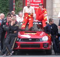 The start of the X rally «Stolitsa»