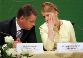 Yuriy Melnik and Yuliya Timoshenko