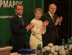 Yuriy Melnik, Yuliya Timoshenko and Vladimir Novitskiy