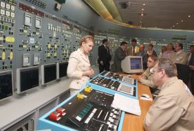 Юлия Тимошенко на Запорожской АЭС