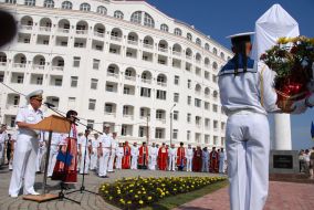 Открытие скульптуры ”Гетман Сагайдачный”