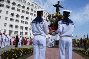 Открытие скульптуры ”Гетман Сагайдачный”