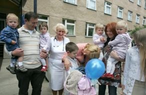 Opening of neonatology compartment of Lvov regional state clinical hospital