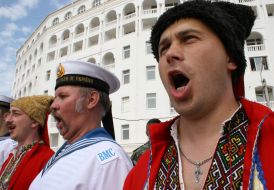 Открытие памятника ”Гетману Сагайдачному” в Севатсополе