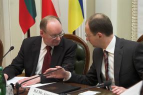 Ceslovas Jursenas and  Arseny Yatsenyuk