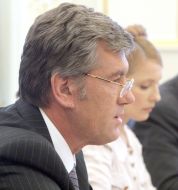 Viktor Yushchenko and Yuliya Timoshenko