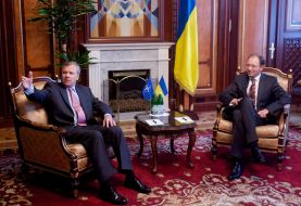 Arseny Yatsenyuk and Yaap de Hoop Scheffer