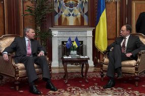 Arseny Yatsenyuk and Yaap de Hoop Scheffer