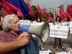 The actions of supporters and opponents of Ukraine’s entry to NATO in Kharkov