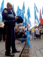 The actions of supporters and opponents of Ukraine’s entry to NATO in Kharkov